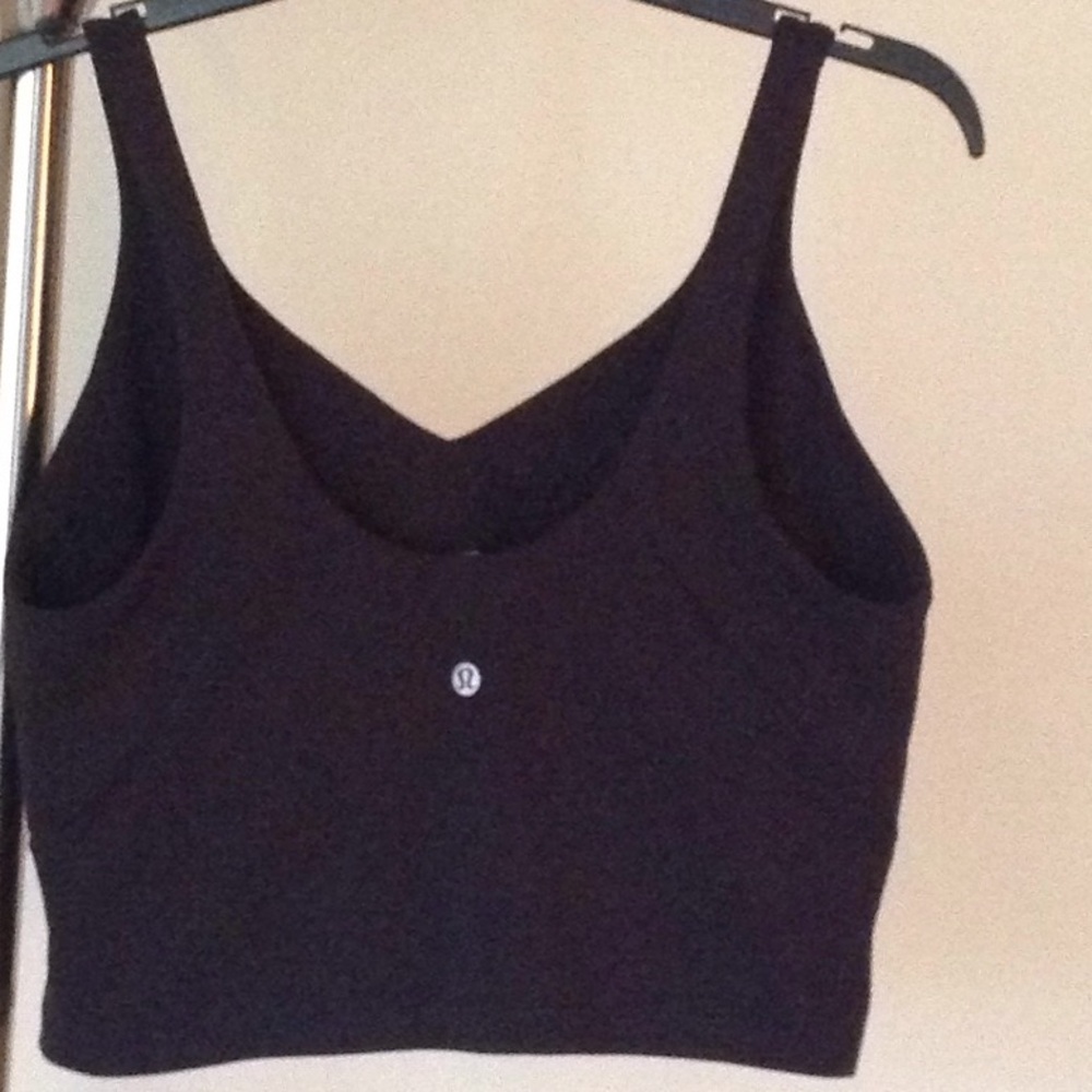 🔴 Lululemon- Black Cropped 'Align' Tank Top